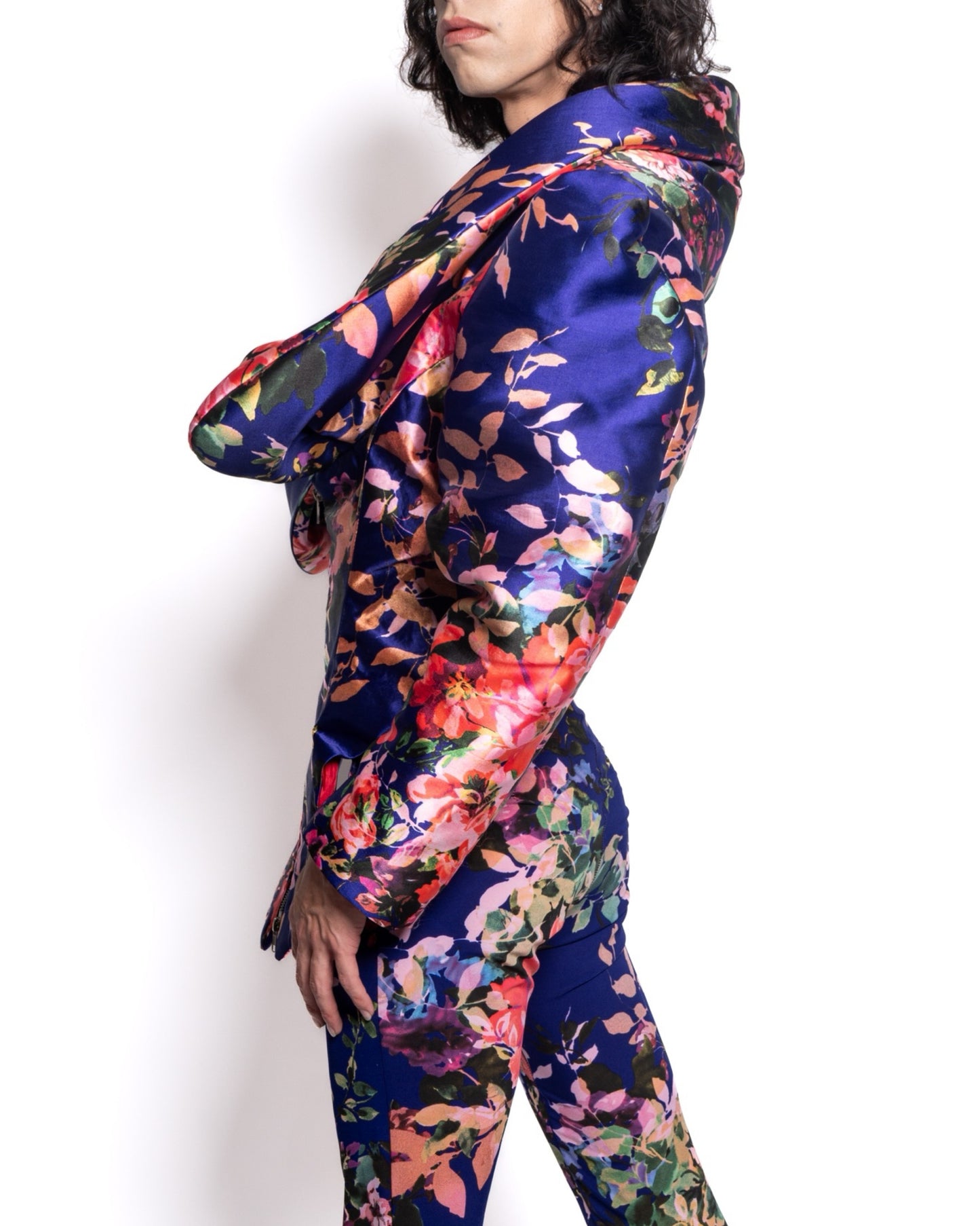 Designer Fleur de Drape Jacket