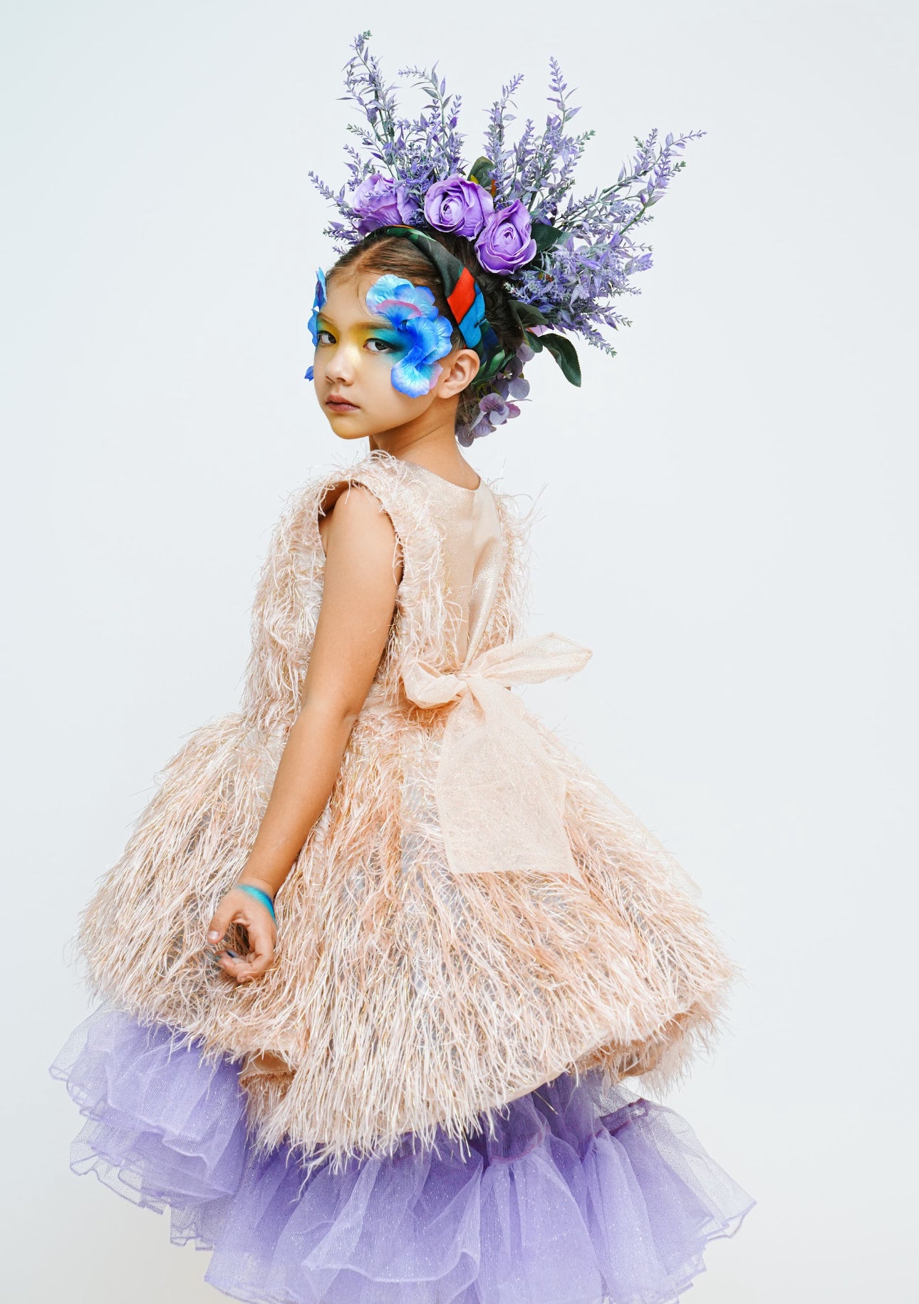 Designer Enchanted Petal Bloom Dress