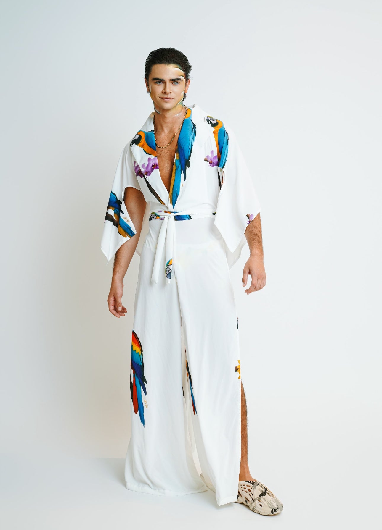 Designer Shadowed Tropics robe