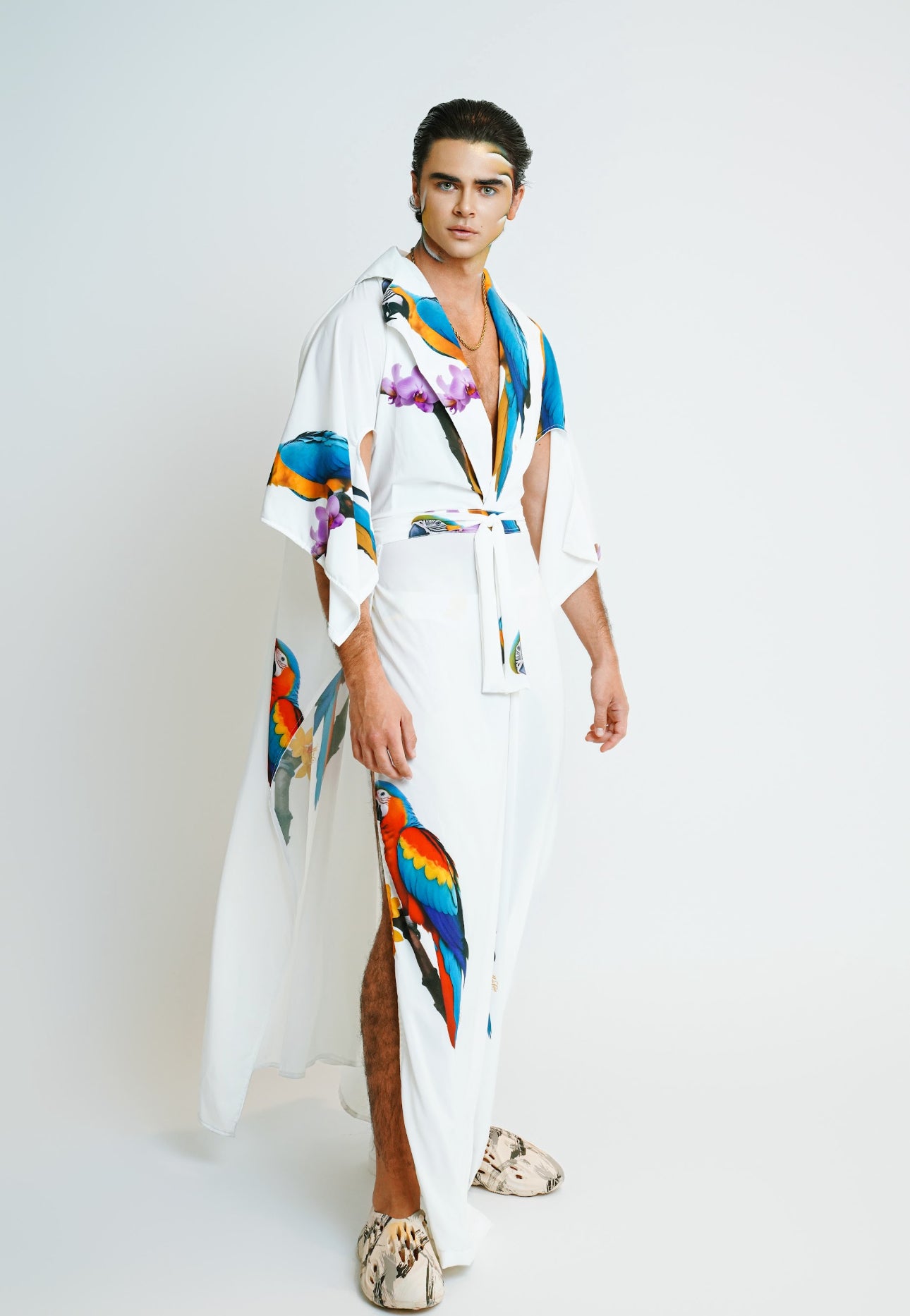 Designer Shadowed Tropics robe