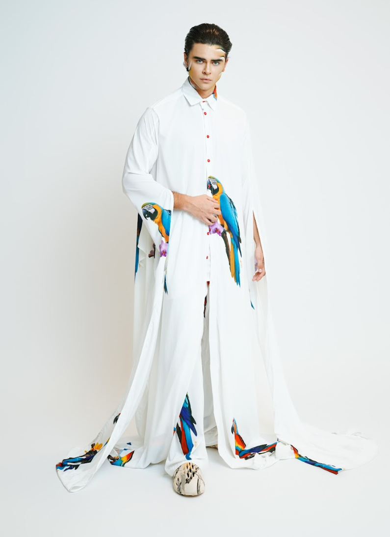 Designer Macaw Cielo Set
