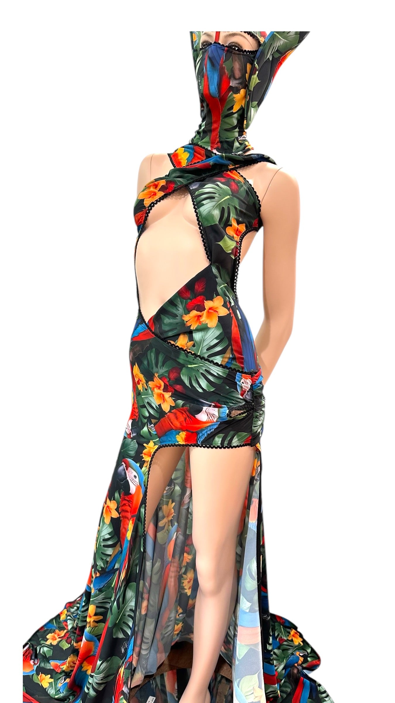 Parrot Grove Cover-up Dress #1